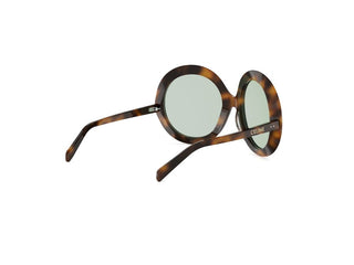 CELINE DISC CL40345I women Havana Round Sunglasses
