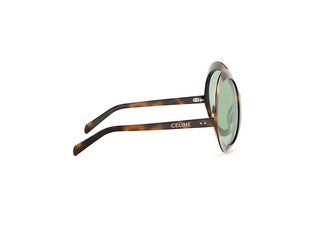 CELINE DISC CL40345I women Havana Round Sunglasses