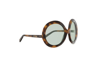 CELINE DISC CL40345I women Havana Round Sunglasses