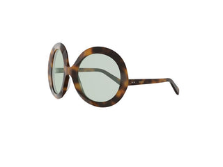 CELINE DISC CL40345I women Havana Round Sunglasses