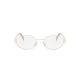 Celine Metal Triomphe Cl50140u Women Gold Oval Eyeglasses