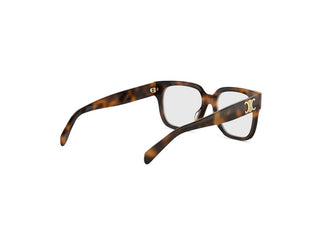 CELINE Triomphe CL50172I women Havana Squared Eyeglasses