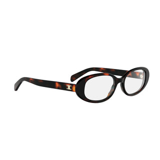 CELINE TRIOMPHE MINI CL50180I women Havana Oval Eyeglasses