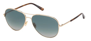 Tom Ford CLARK FT 0823 unisex Rose gold Pilot Sunglasses