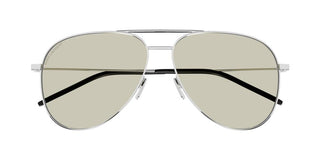 Saint Laurent Classic 11 Unisex Silver Pilot Sunglasses
