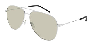 Saint Laurent Classic 11 Unisex Silver Pilot Sunglasses