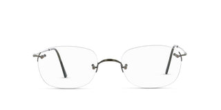 Lunor Classic Anatomic M Unisex Silver Geometric Eyeglasses