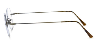 Lunor Classic Crown Panto Unisex Gold Geometric Eyeglasses