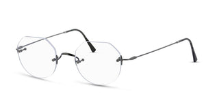Lunor Classic Crown Panto Unisex Silver Geometric Eyeglasses
