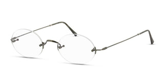 Lunor Classic Oval M Unisex Silver Oval Eyeglasses