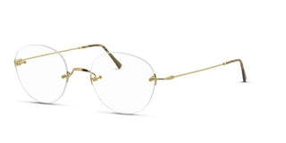 Lunor CLASSIC PANATOMIC unisex Gold Oval Eyeglasses