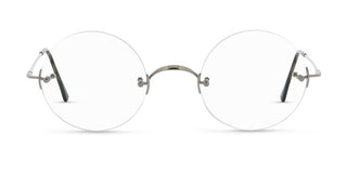 Lunor Classic Rund Unisex Silver Round Eyeglasses