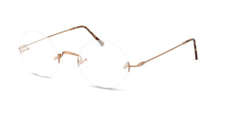 Lunor CLASSIC RUND unisex Rose gold Round Eyeglasses