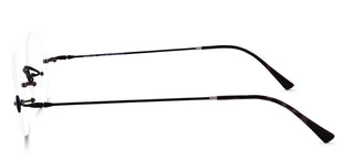 Lunor Classic Rund Unisex Black Round Eyeglasses