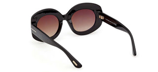 Tom Ford CLAUDETTE-02 FT 1346 unisex Black Oval Sunglasses