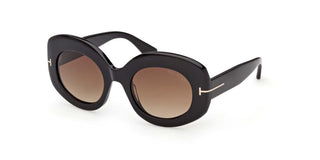 Tom Ford CLAUDETTE-02 FT 1346 unisex Black Oval Sunglasses