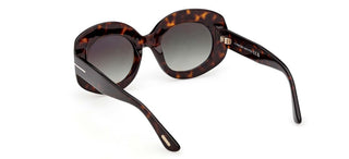 Tom Ford CLAUDETTE-02 FT 1346 unisex Havana Oval Sunglasses