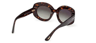 Tom Ford CLAUDETTE-02 FT 1346 unisex Havana Oval Sunglasses