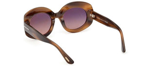Tom Ford CLAUDETTE-02 FT 1346 unisex Havana Oval Sunglasses