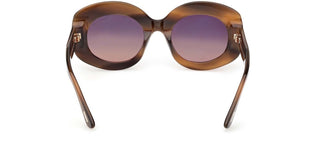 Tom Ford CLAUDETTE-02 FT 1346 unisex Havana Oval Sunglasses