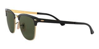 Ray-Ban CLUBMASTER METAL RB 3716 unisex Black Geometric Sunglasses