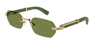 Cartier Première de Cartier CT0362S men Gold Squared Sunglasses