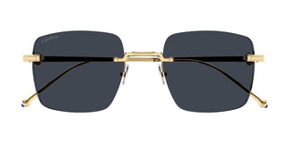Cartier CT0403S men Gold Geometric Sunglasses