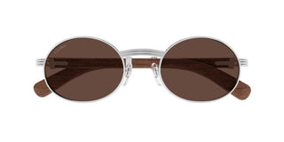 Cartier Première De Cartier Ct0464s Men Silver Oval Sunglasses