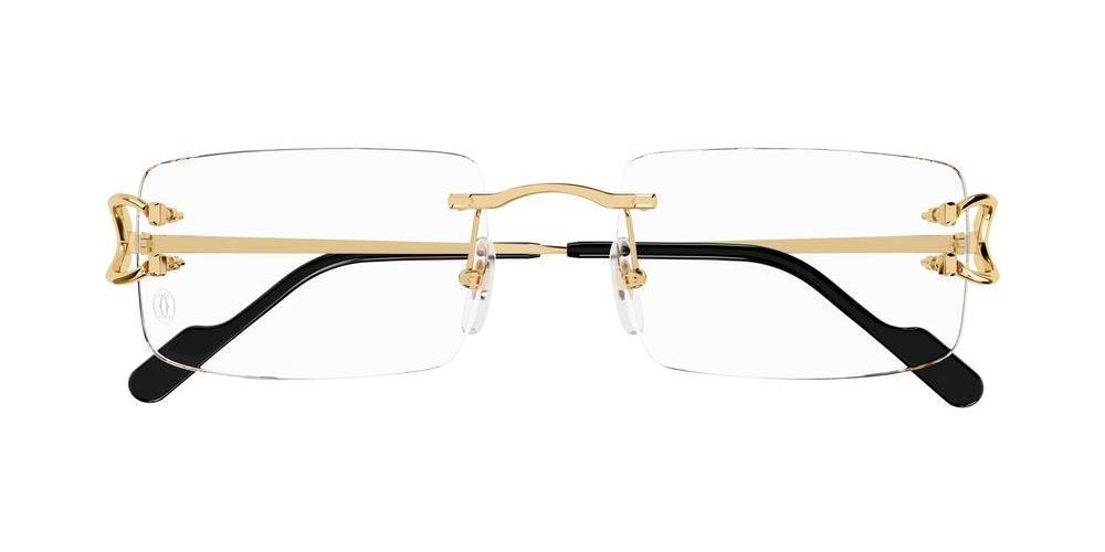 Cartier Signature C de Cartier CT0488O Occhiali Da Vista Uomo Oro