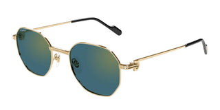 Cartier CT0500S unisex Gold Geometric Sunglasses