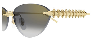 Cartier Clash de Cartier CT0543S women Gold Cat Eye Sunglasses