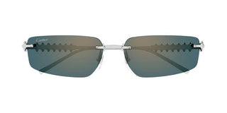 Cartier Clash de Cartier CT0544S unisex Silver Rectangle Sunglasses