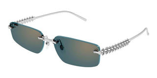 Cartier Clash de Cartier CT0544S unisex Silver Rectangle Sunglasses