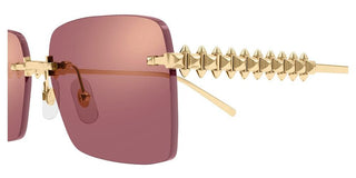 Cartier Clash de Cartier CT0545S women Gold Squared Sunglasses