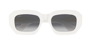 Cartier CT0546S women White Rectangle Sunglasses