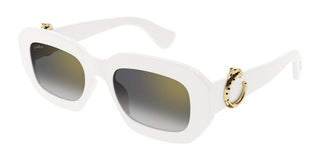 Cartier CT0546S women White Rectangle Sunglasses