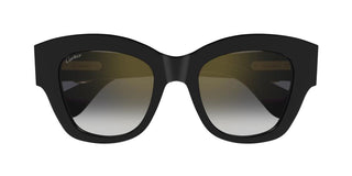 Cartier CT0547S women Black Cat Eye Sunglasses
