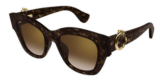Cartier CT0547S women Havana Cat Eye Sunglasses