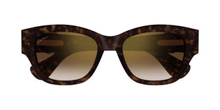 Cartier CT0548SA women Havana Squared Sunglasses