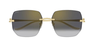 Cartier CT0549S women Gold Squared Sunglasses