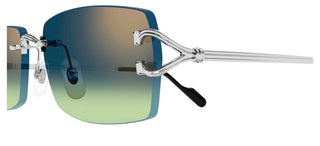 Cartier Signature C de Cartier CT0550S men Silver Squared Sunglasses