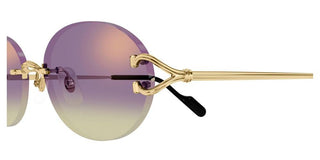 Cartier Signature C de Cartier CT0551S unisex Gold Round Sunglasses