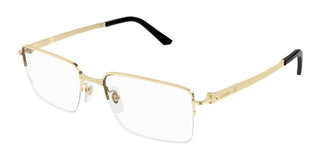 Cartier CT0554O men Gold Rectangle Eyeglasses