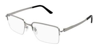 Cartier CT0554O men Ruthenium Rectangle Eyeglasses
