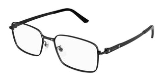 Cartier CT0555OA men Black Rectangle Eyeglasses