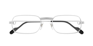 Cartier Première de Cartier CT0556O men Silver Rectangle Eyeglasses