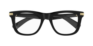 Cartier CT0558O men Black Squared Eyeglasses
