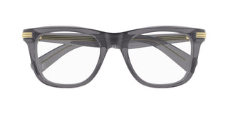 Cartier CT0558O men Grey Squared Eyeglasses