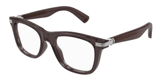 Cartier CT0558O men Violet Squared Eyeglasses