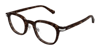 Cartier CT0560O men Havana Round Eyeglasses